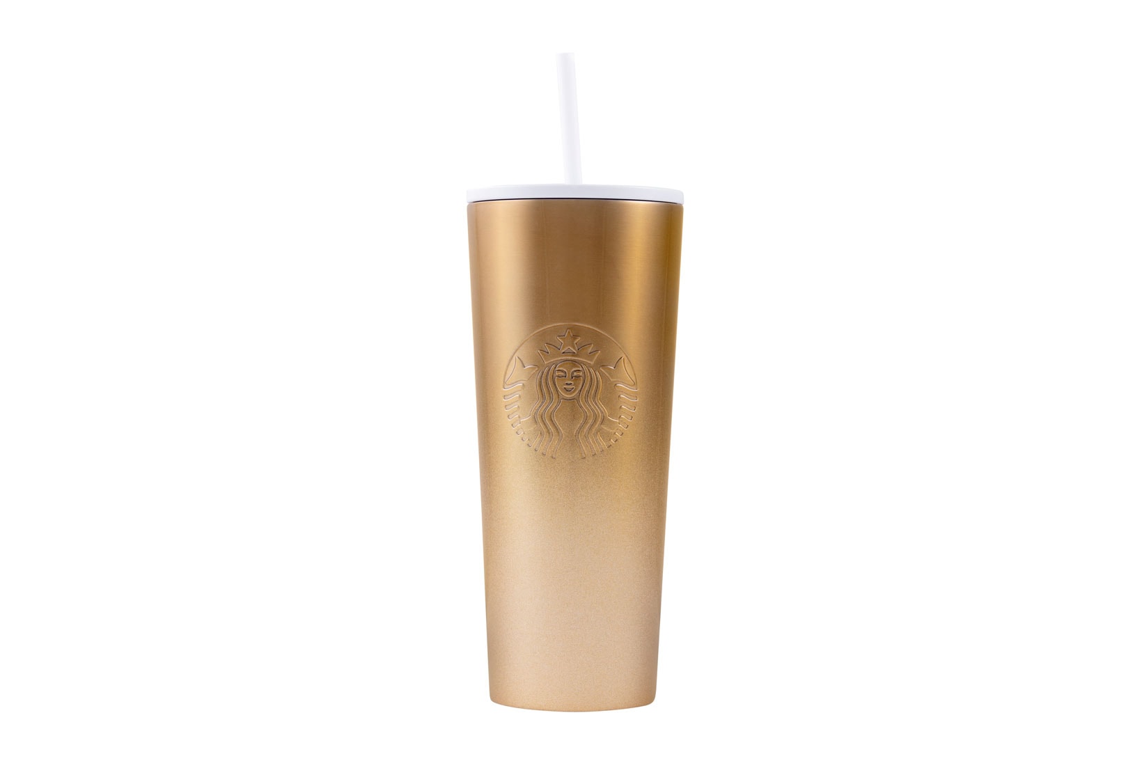 Starbucks Holiday 2019 Reusable Cups Glitter Gradient Gold