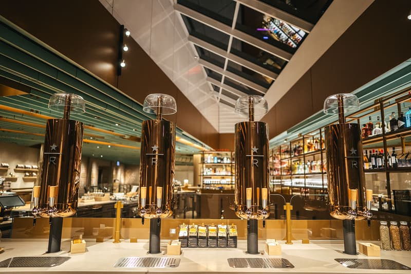 starbucks largest reserve roastery chicago coffee craft cocktails drinks