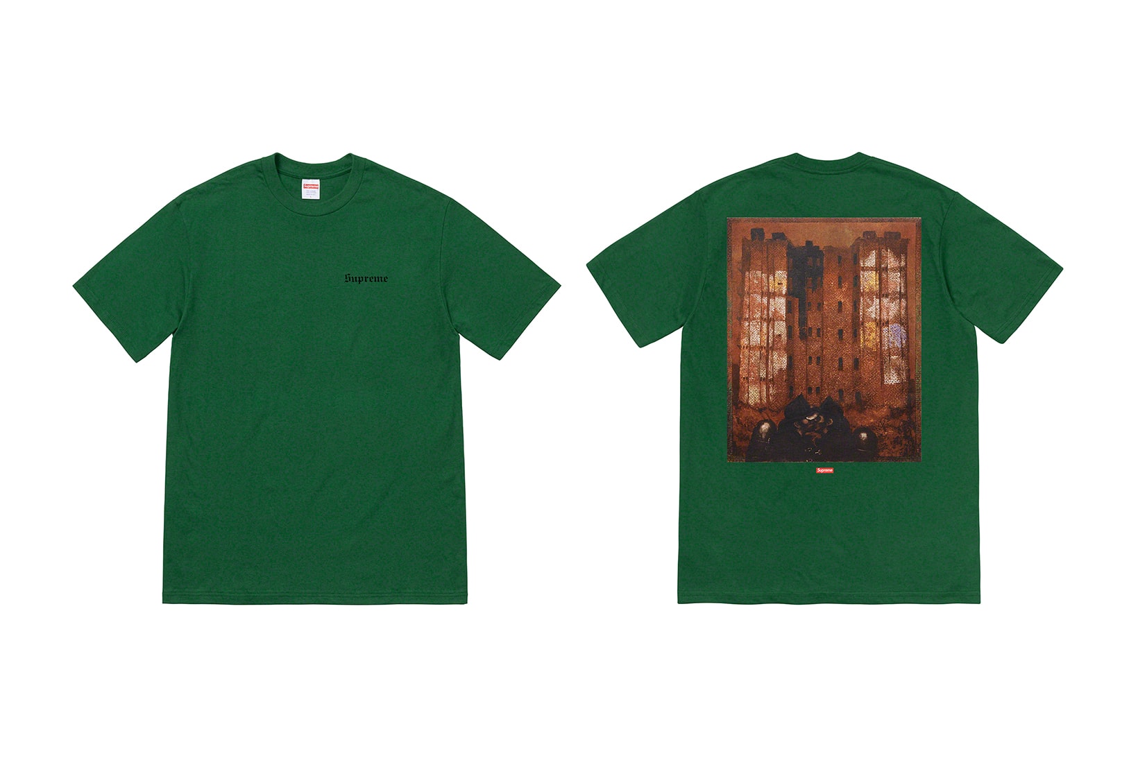 Martin Wong x Supreme Collection T-Shirt Green