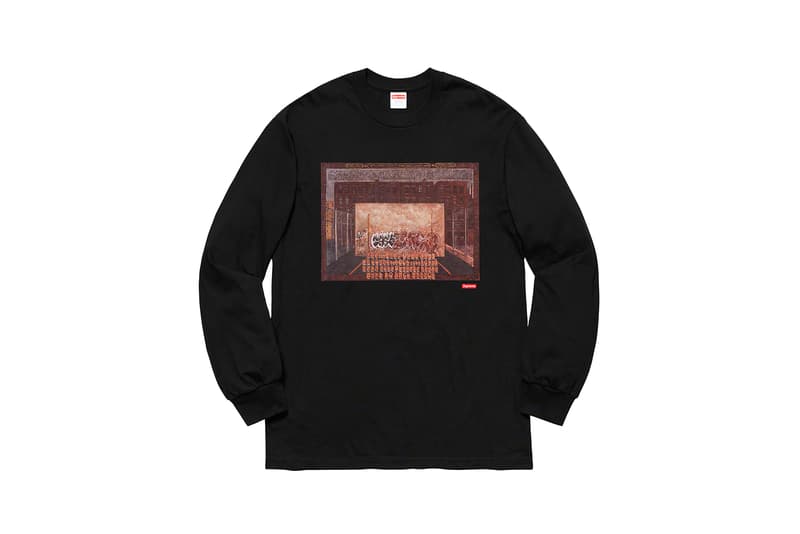 Martin Wong x Supreme Collection Long Sleeve T-Shirt Black