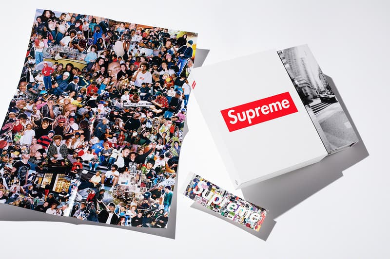 supreme new york monograph history phaidon book poster sticker 