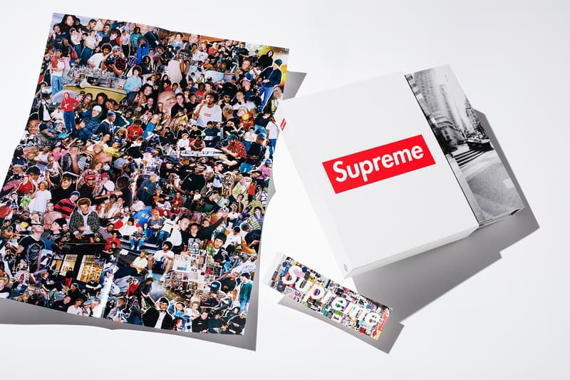 supreme new york monograph history phaidon book poster sticker