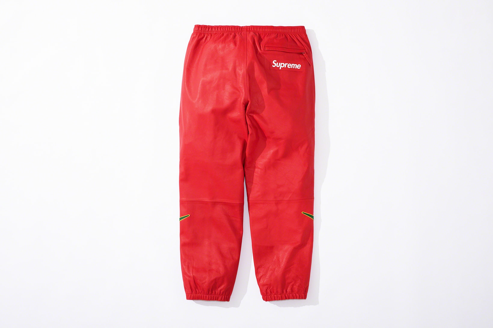 Supreme FW19 Week 2 Heavy Nylon Pant Casual Pants Unisex Red SUP-FW19-283