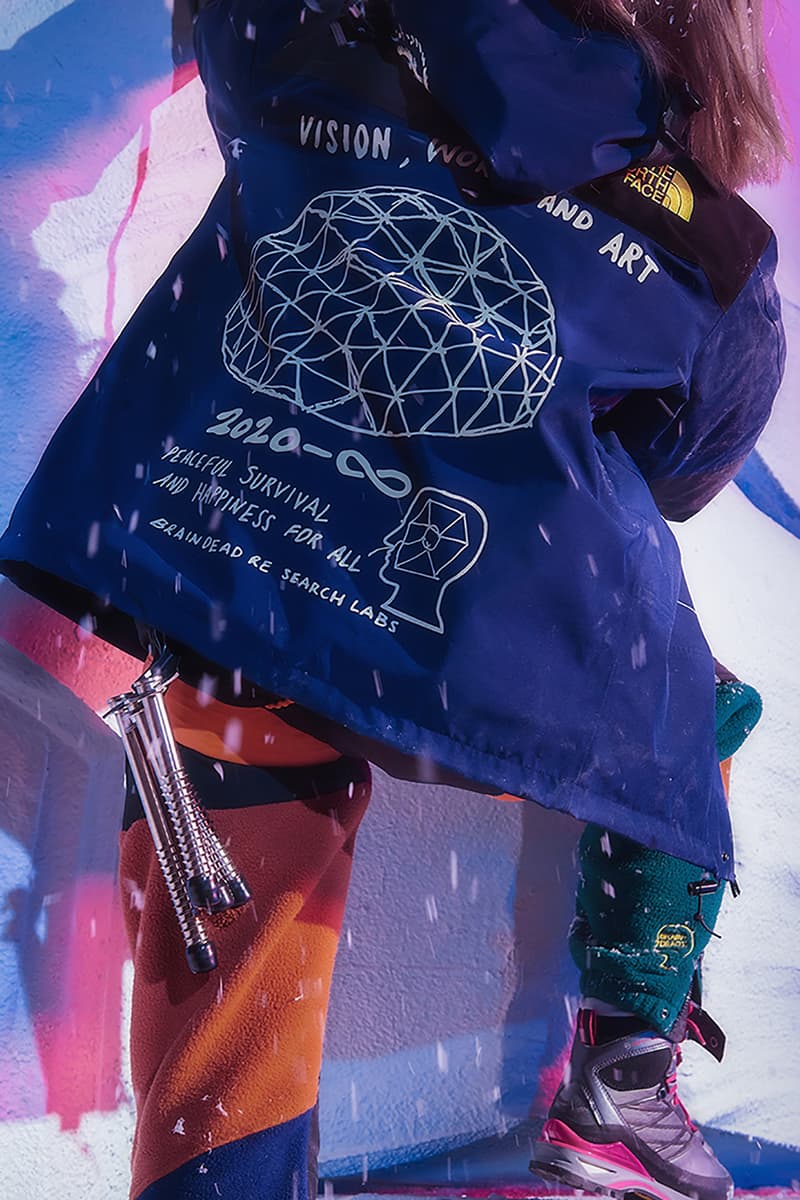 the north face brain dead collaboration jackets- shades sweaters snow winter fashion clothes
