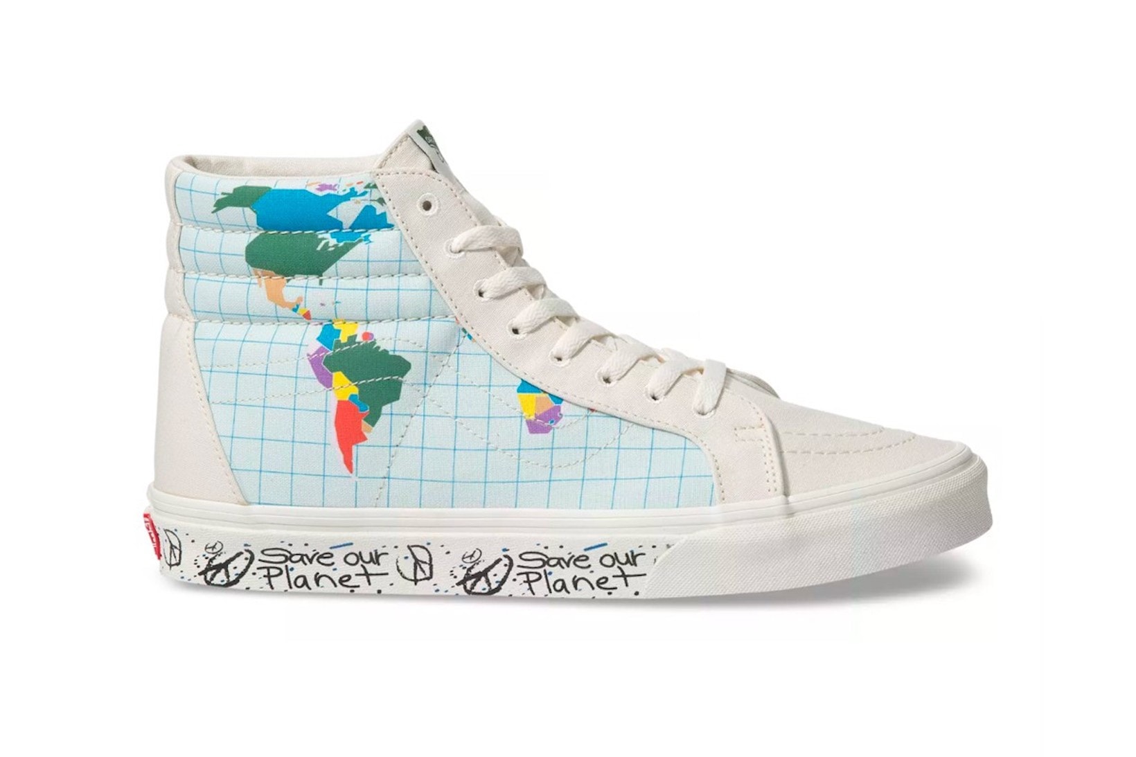 vans save our planet collection sk8 hi reissue sneakers sustainability shoes footwear white