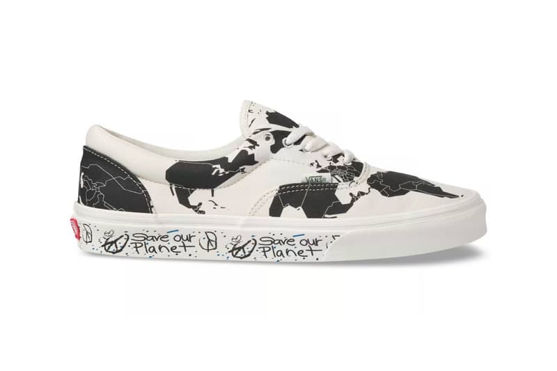 vans save our planet collection era sneakers sustainability shoes footwear black white
