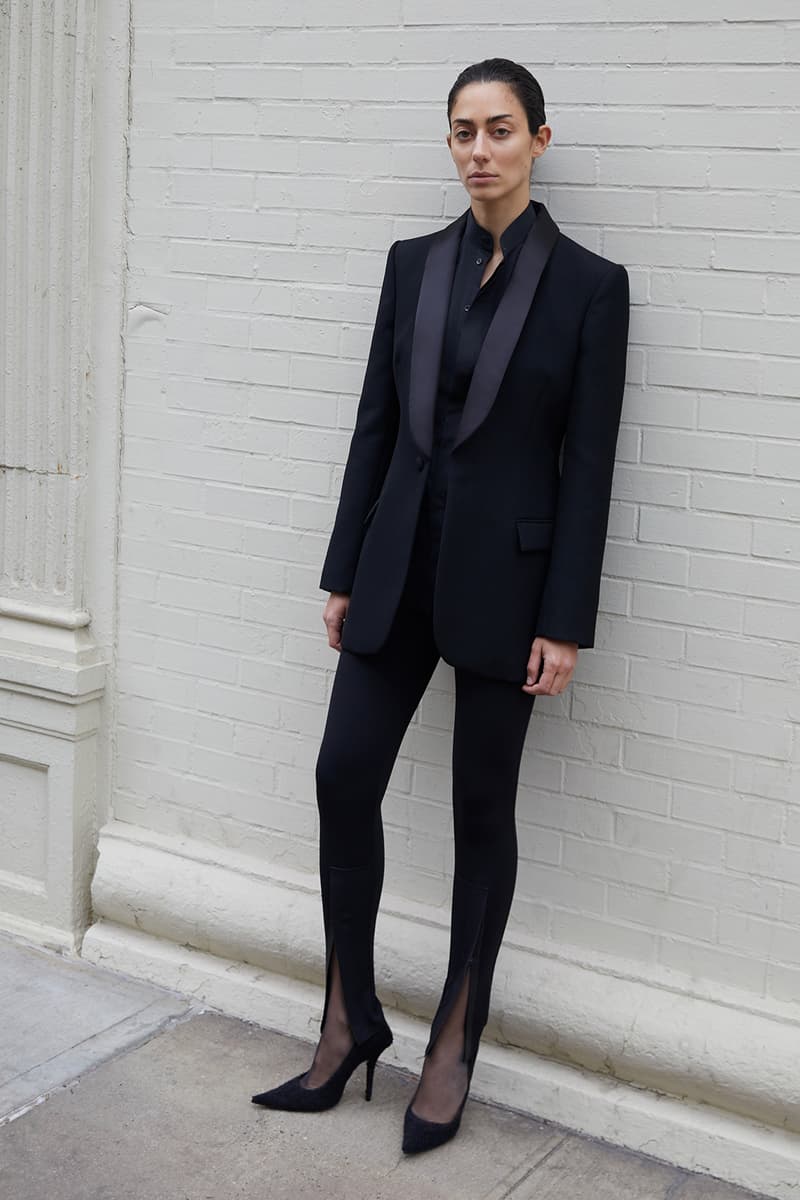 wardrobe nyc release 05 tuxedo sets women blazers coats pants campaign black white