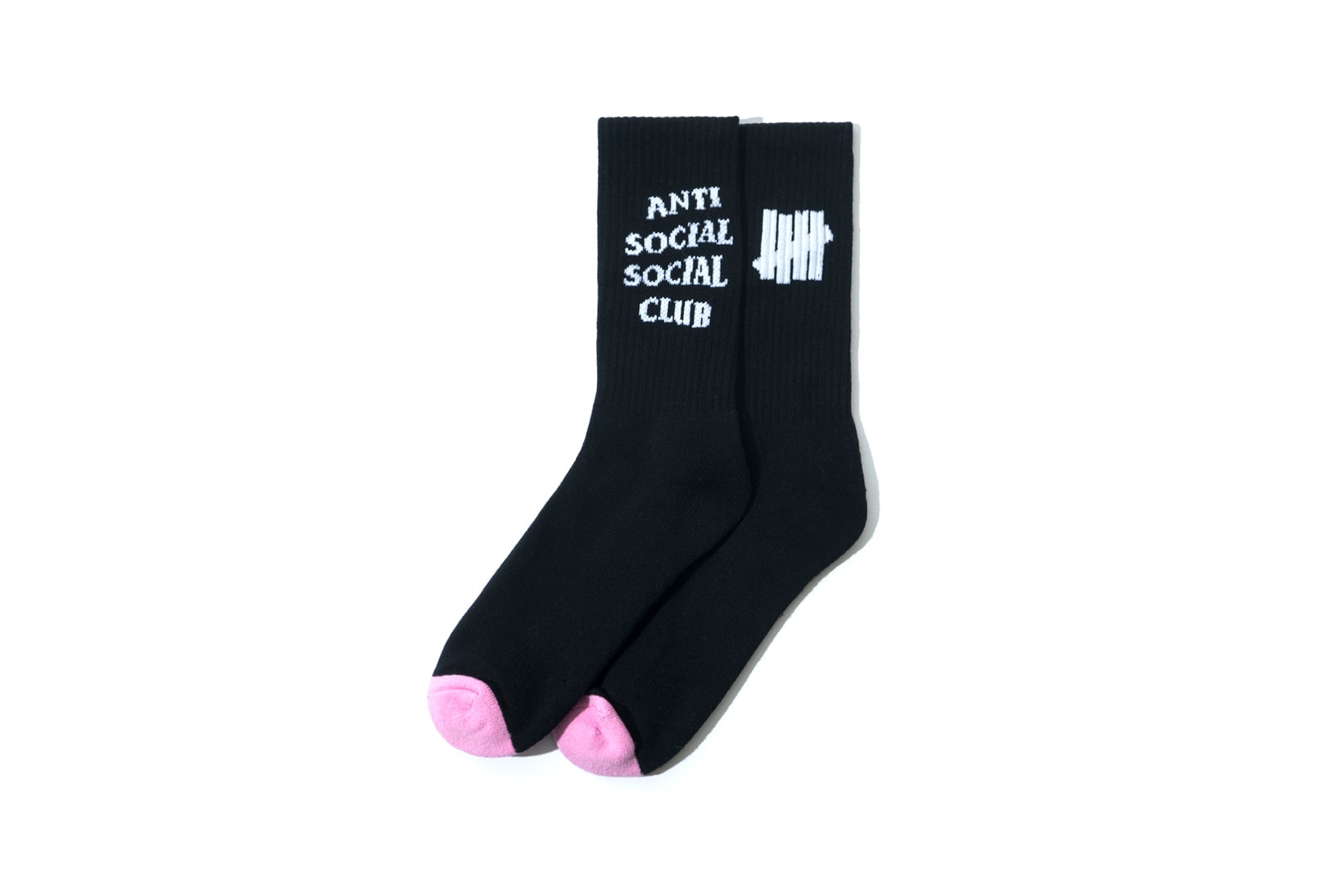 anti social social club undefeated collaboration hoodies t shirts pink black fashion clothes