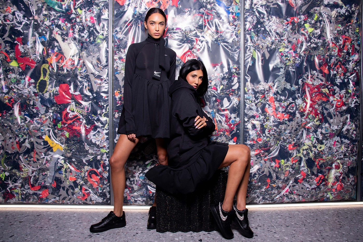 Azeeza x Nike Air Force 1 Swarovski Bead Collection Lookbook