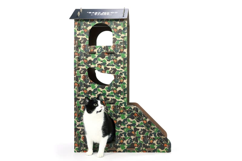 baby milo bape a bathing ape pet cat collection toys wand plush tunnel cardboard castle scratch board