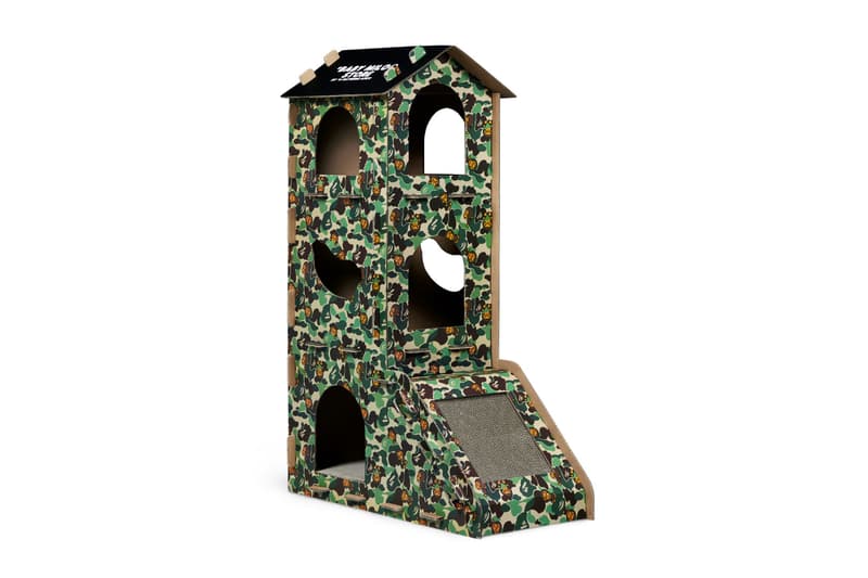 baby milo bape a bathing ape pet cat collection toys wand plush tunnel cardboard castle scratch board