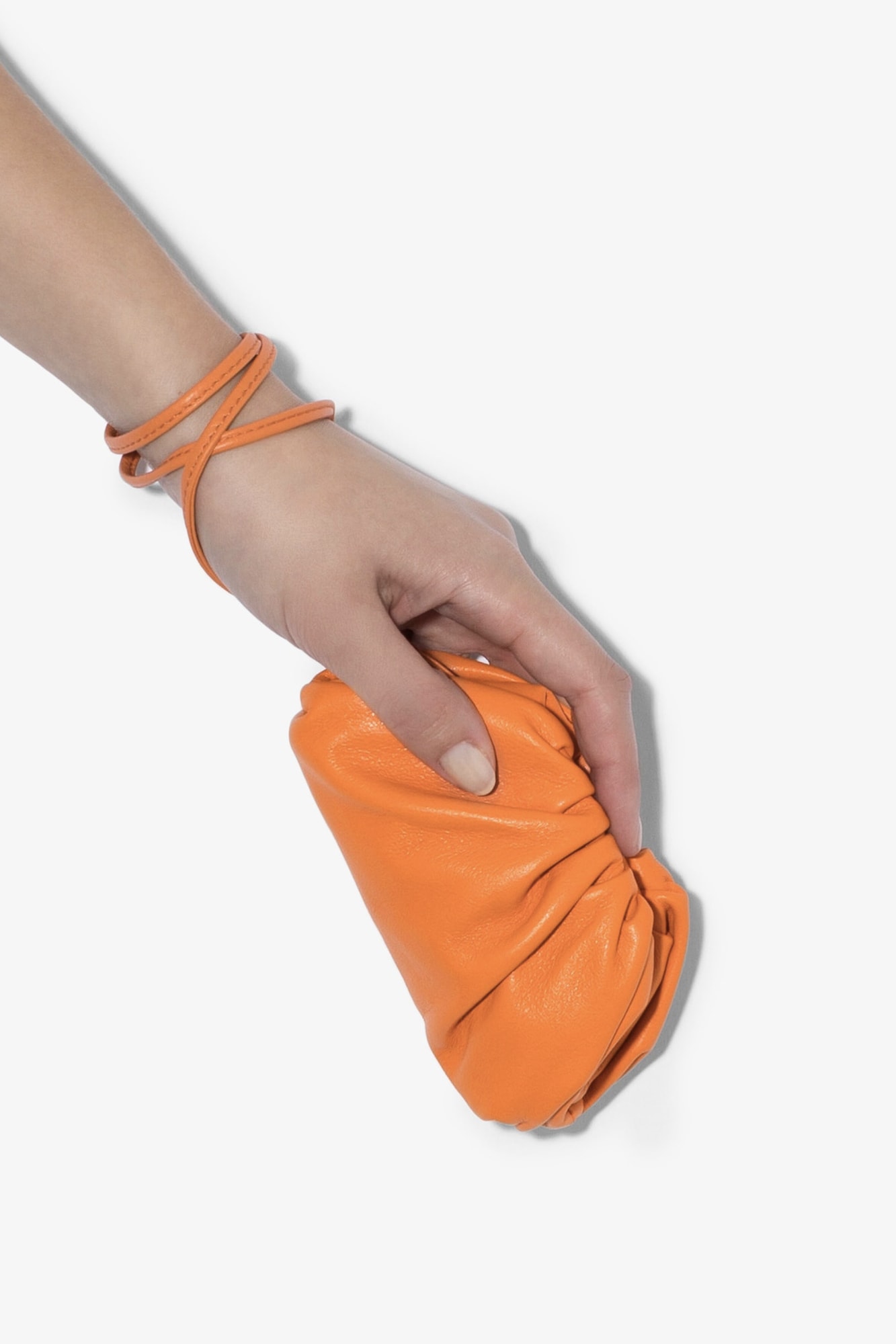 Bottega Veneta Pouch Bag Tiny Accessory Trend Orange Quilted Daniel Lee 