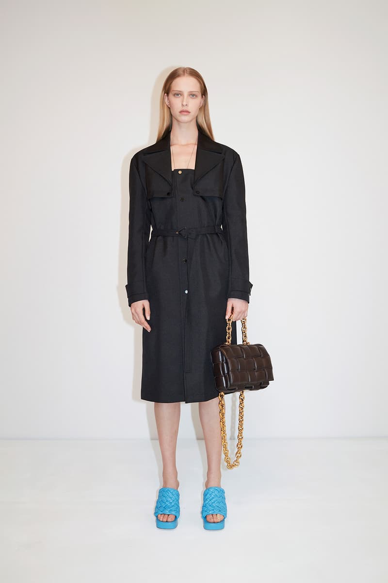 Bottega Veneta Pre-Fall 2020 Collection Lookbook Trench Coat Black