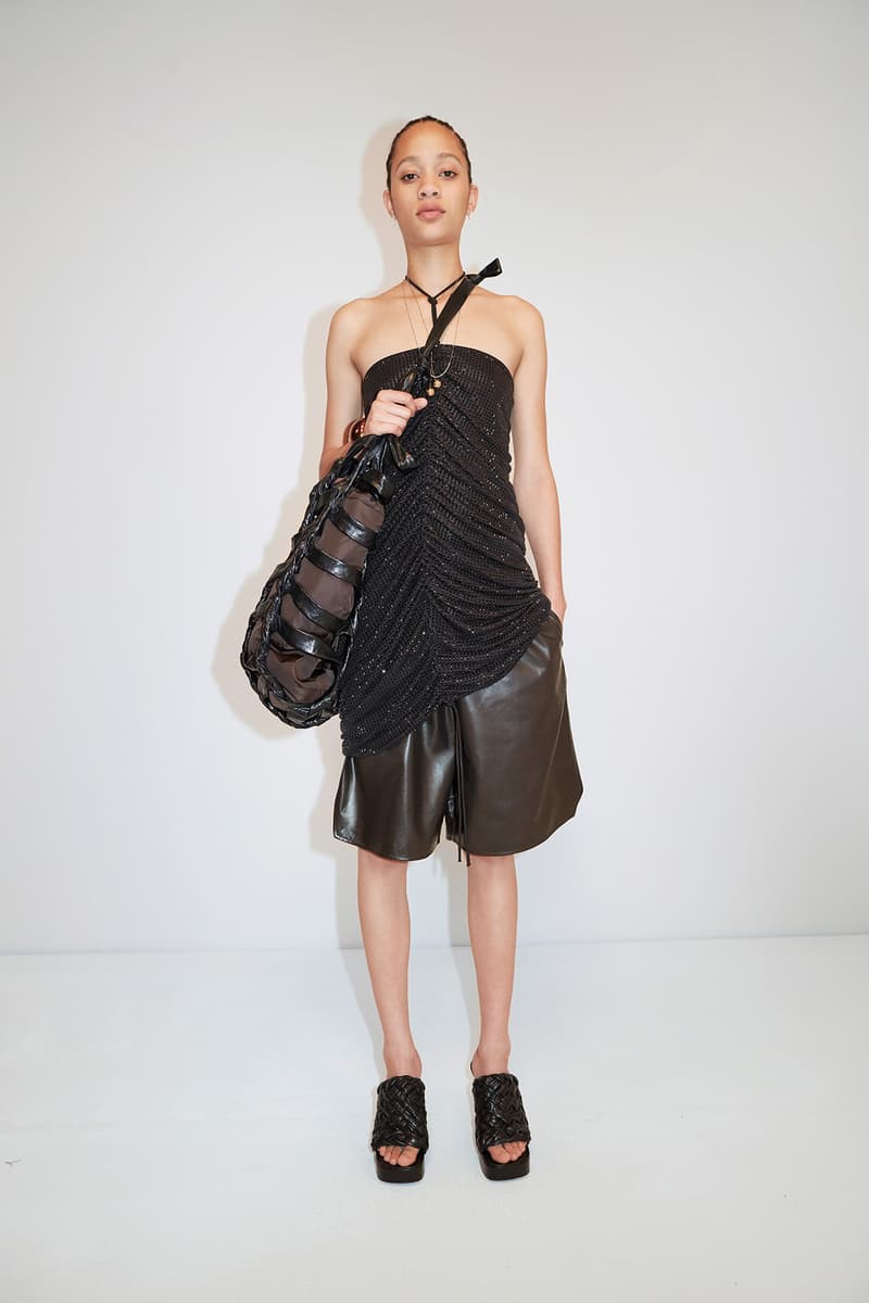 Bottega Veneta Pre-Fall 2020 Collection Lookbook Ruched Top Black