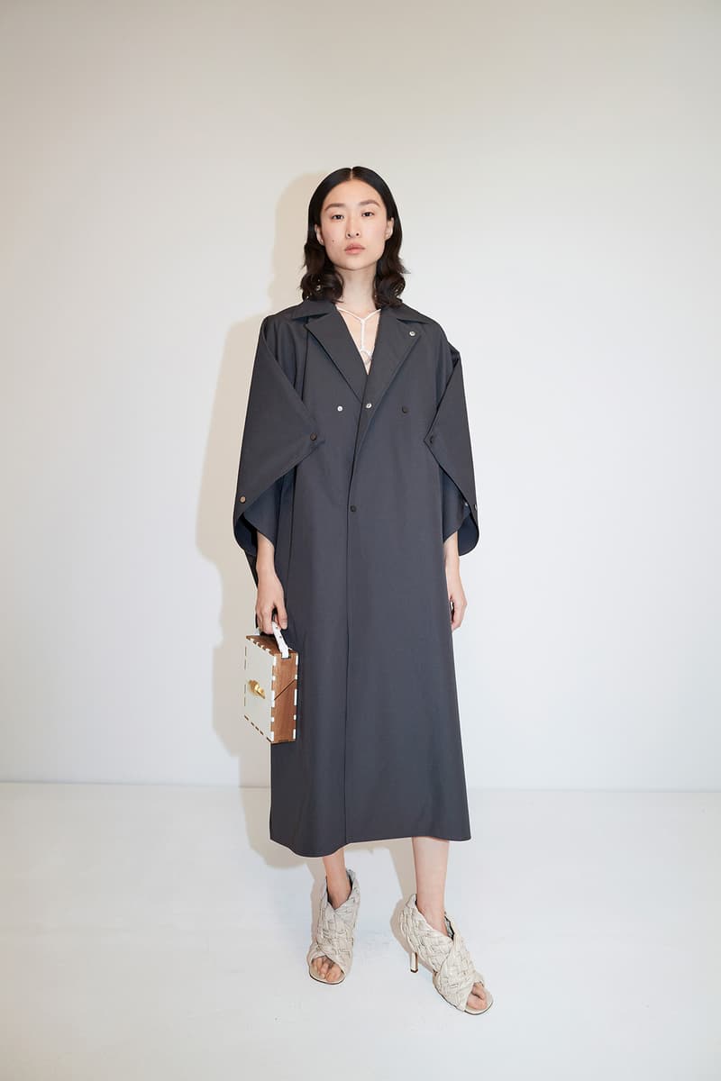 Bottega Veneta Pre-Fall 2020 Collection Lookbook Trench Coat Black