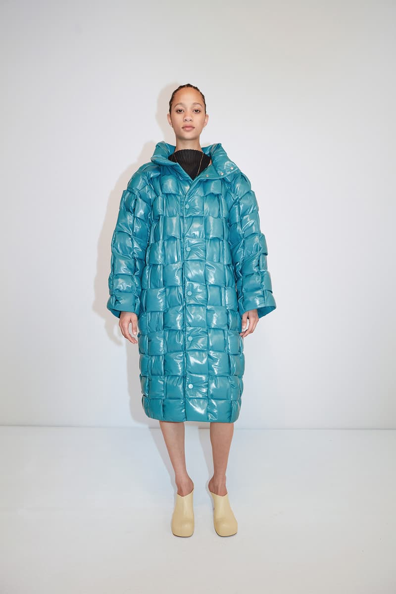 Bottega Veneta Pre-Fall 2020 Collection Lookbook Woven Puffer Intrecciato Blue