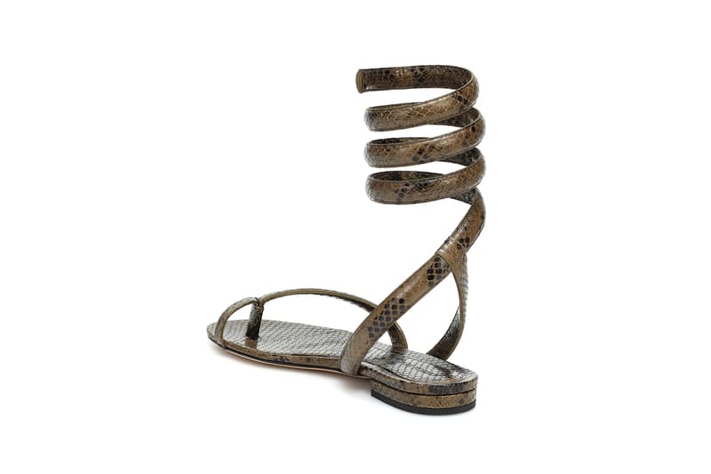 bottega veneta snake effect leather sandals pre spring 2020 daniel lee
