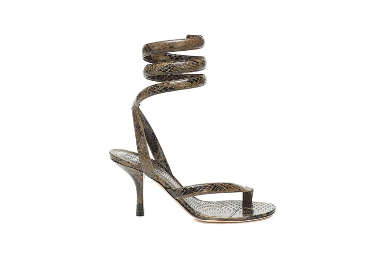 bottega veneta snake effect leather heels pre spring 2020 daniel lee