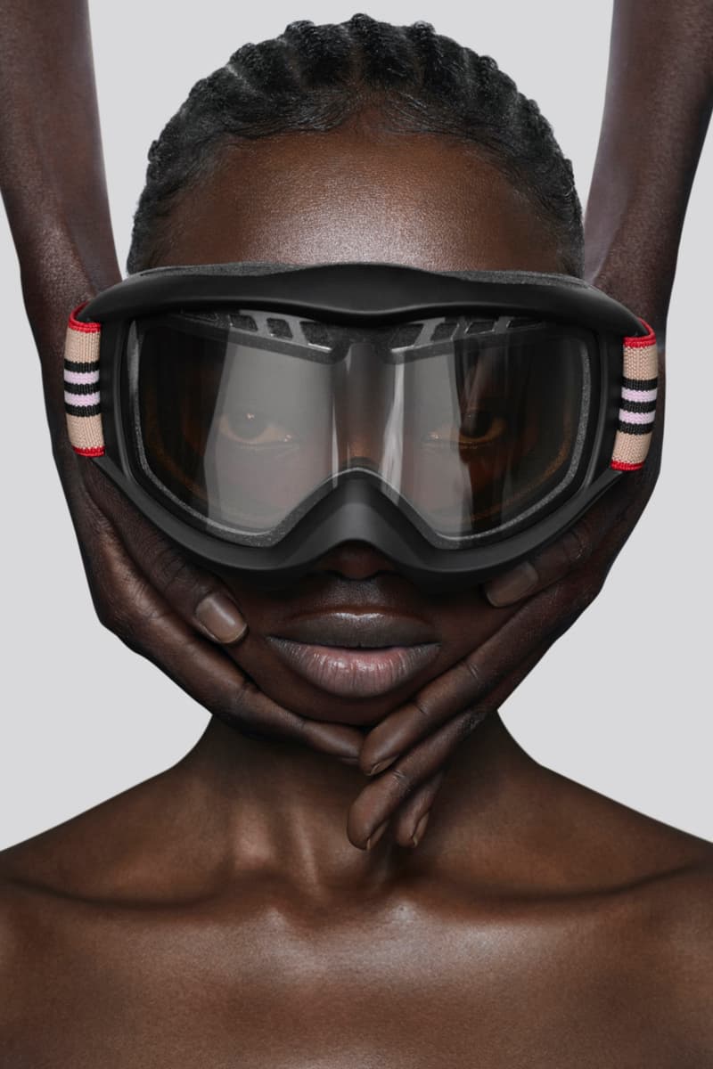 Burberry B Series Ski Goggles Logo Print Release Riccardo Tisci Outerwear Collection Heritage Check