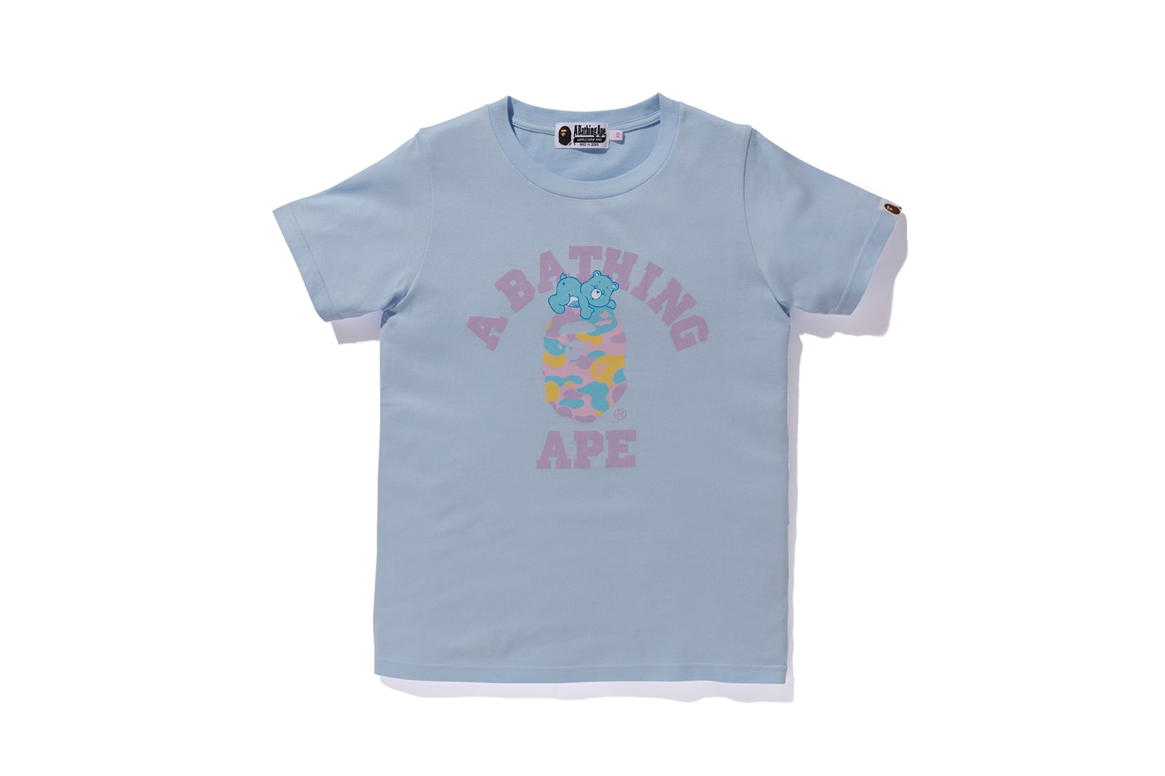 Care Bears x BAPE Collection Logo T-Shirt Blue