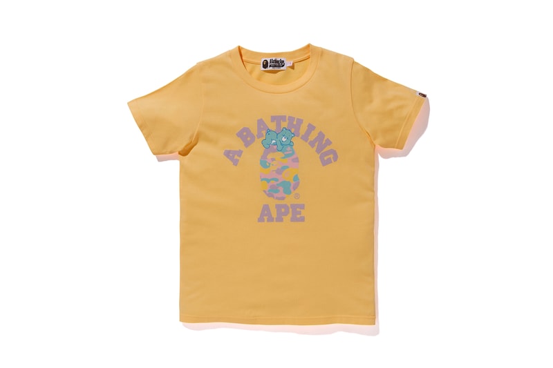 Care Bears x BAPE Collection Logo T-Shirt Yellow