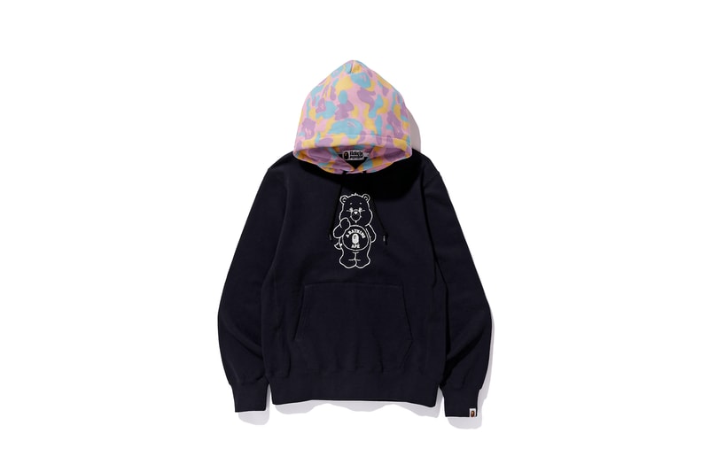 Care Bears x BAPE Collection Hoodie Black Camo