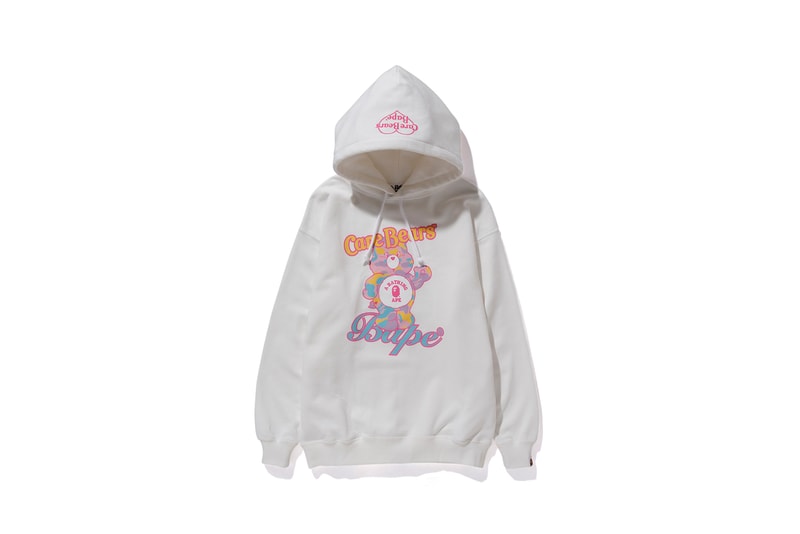 Care Bears x BAPE Collection Hoodie White