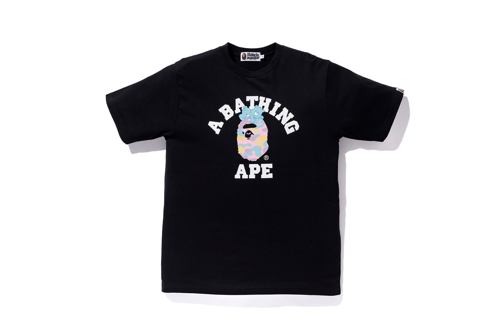 Care Bears x BAPE Collection Logo T-Shirt Black