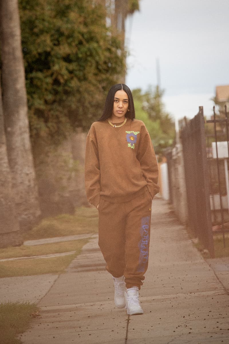 carhartt wip bornxraised collaboration lookbook aleali may kenneth cappello los angeles sweaters sweatpants
