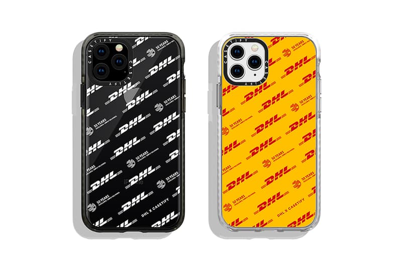 casetify dhl collaboration phone cases apple iphone 11 pro max black white