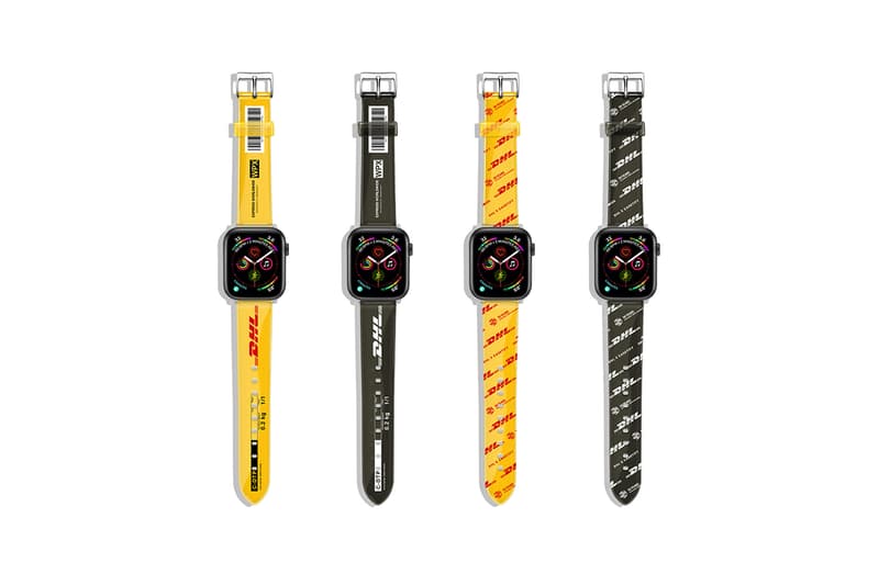casetify dhl collaboration apple watch black yellow