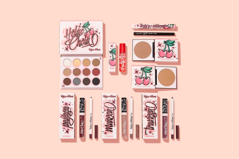 colourpop becky g hola chola collaboration eyeshadows lipsticks lip gloss eyeliner bronzer makeup beauty
