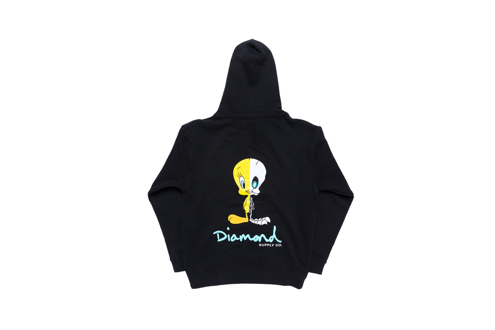 Looney Tunes x Diamond Supply Co. Collection Tweety Bird Hoodie X-Ray Black