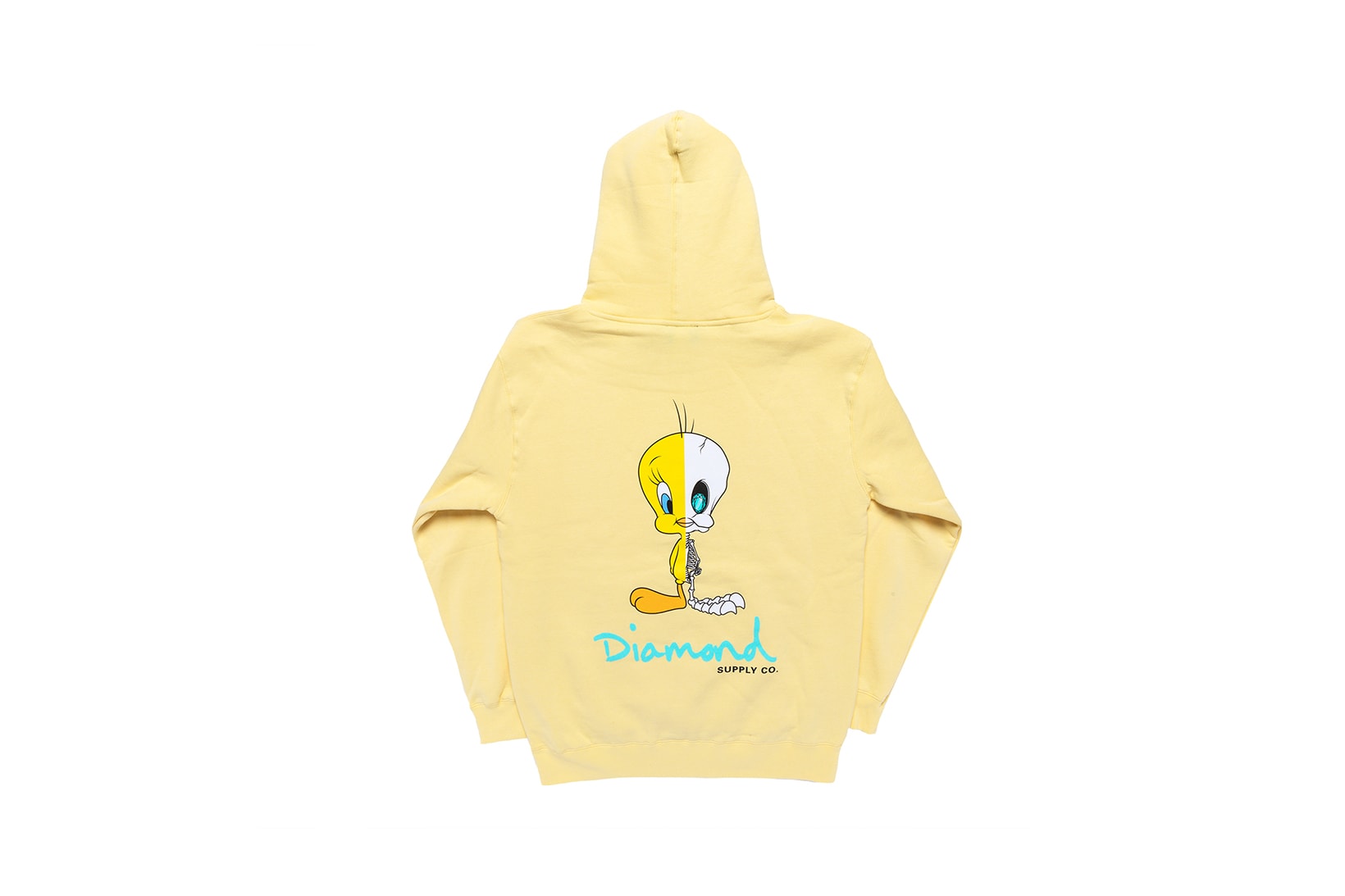 Looney Tunes x Diamond Supply Co. Collection Tweety Bird Hoodie X-Ray Yellow
