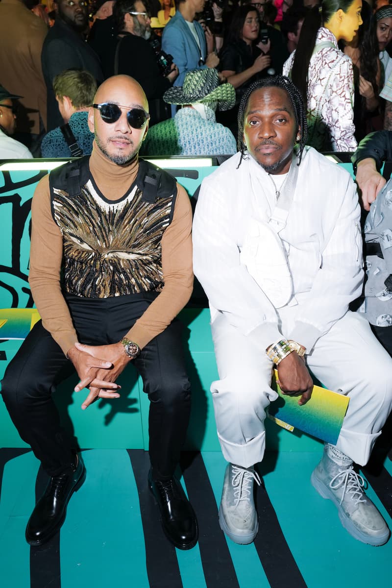 Dior Pre-Fall 2020 Miami Show Front Row Guests Kim Kardashian Kourtney Kardashian Yoon Ahn Kim Jones Travis Scott Shawn Wotherspoon
