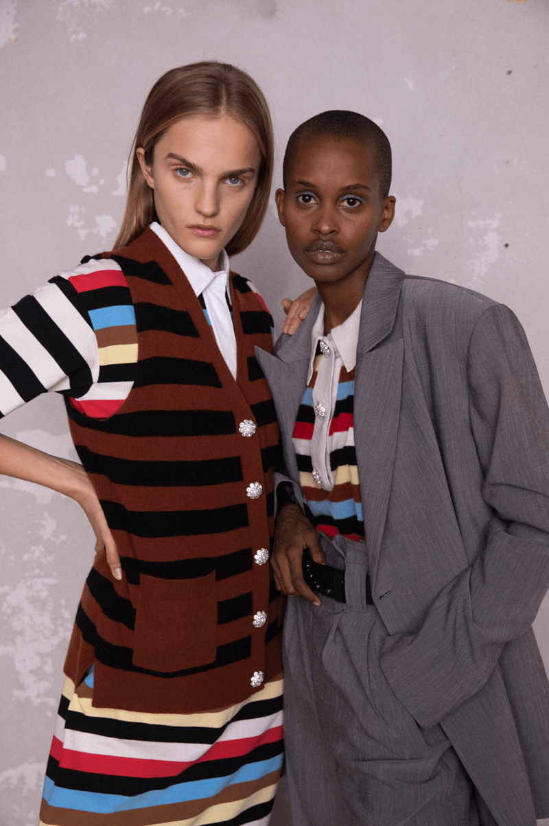 GANNI Pre-Fall 2020 Collection Lookbook Vest Knit Striped