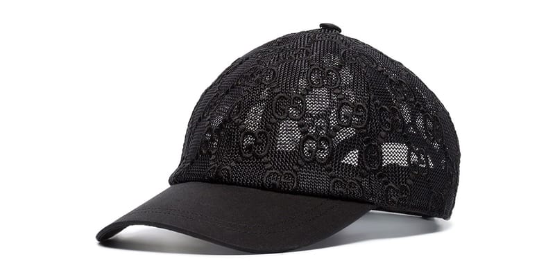 gucci lace baseball cap