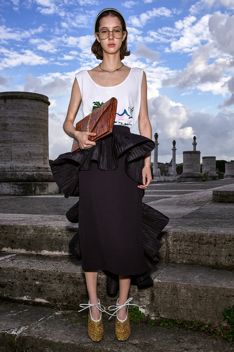 Gucci Pre-Fall 2020 Collection Lookbook Ruffle Skirt