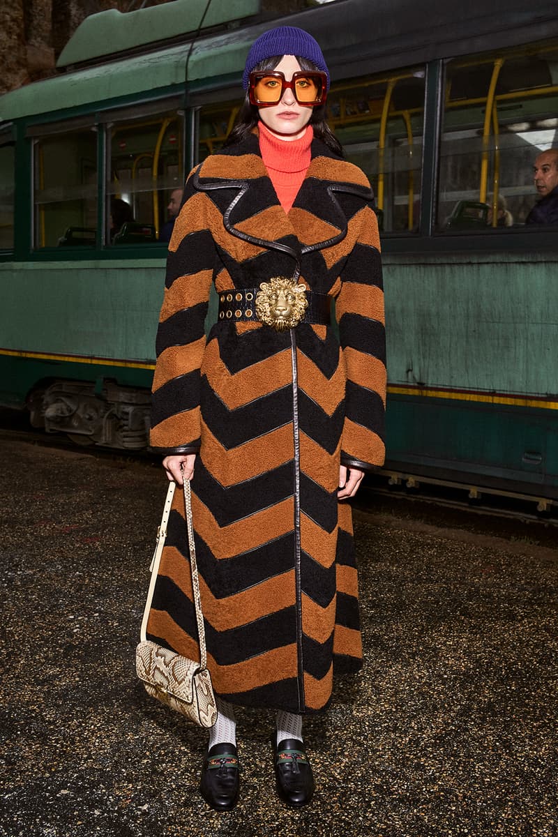 Gucci Pre-Fall 2020 Collection Lookbook Zig Zag Coat