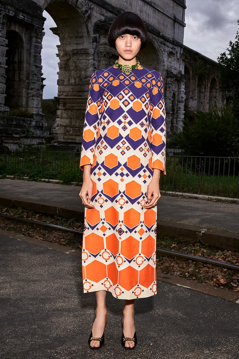 Gucci Pre-Fall 2020 Collection Lookbook '70s Maxi Dress