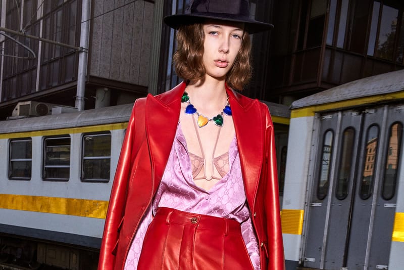 Gucci's Pre-Fall 2020 Lookbook Features Bright Colors, Major Shine and Logo Lingerie