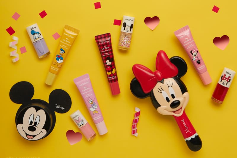 Innisfree Disney Skincare Beauty Makeup Collection K-Beauty Lip Balm Mirror Donald Duck Mickey Minnie Mouse