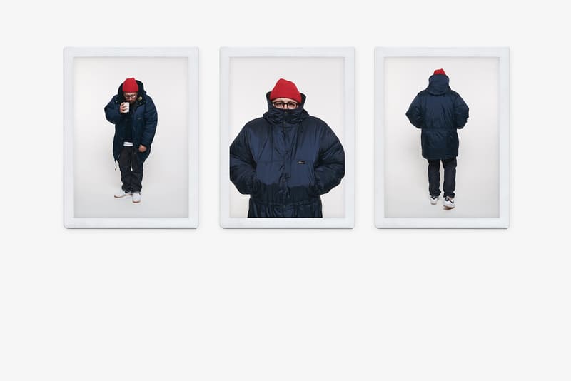 jjjjound kanuk collaboration heritage otarie jacket outerwear campaign charlotte cardin