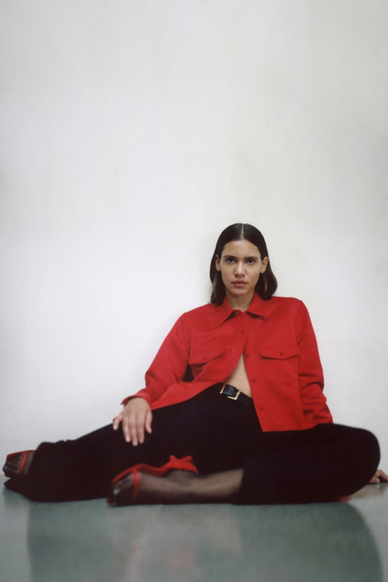 khaite pre fall 2020 collection cate holstein lookbook blouses suits jackets jeans belt