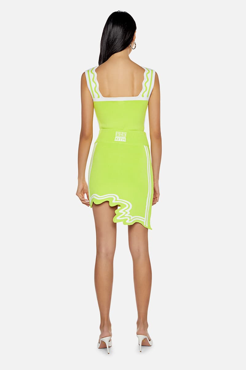 kith women ph5 collaboration dress neon green yellow fashion clothes
