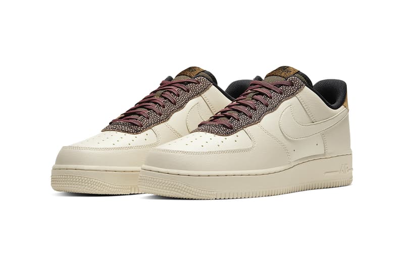 nike air force 1 07 sneakers brown tan beige fossil shoes footwear sneakerhead