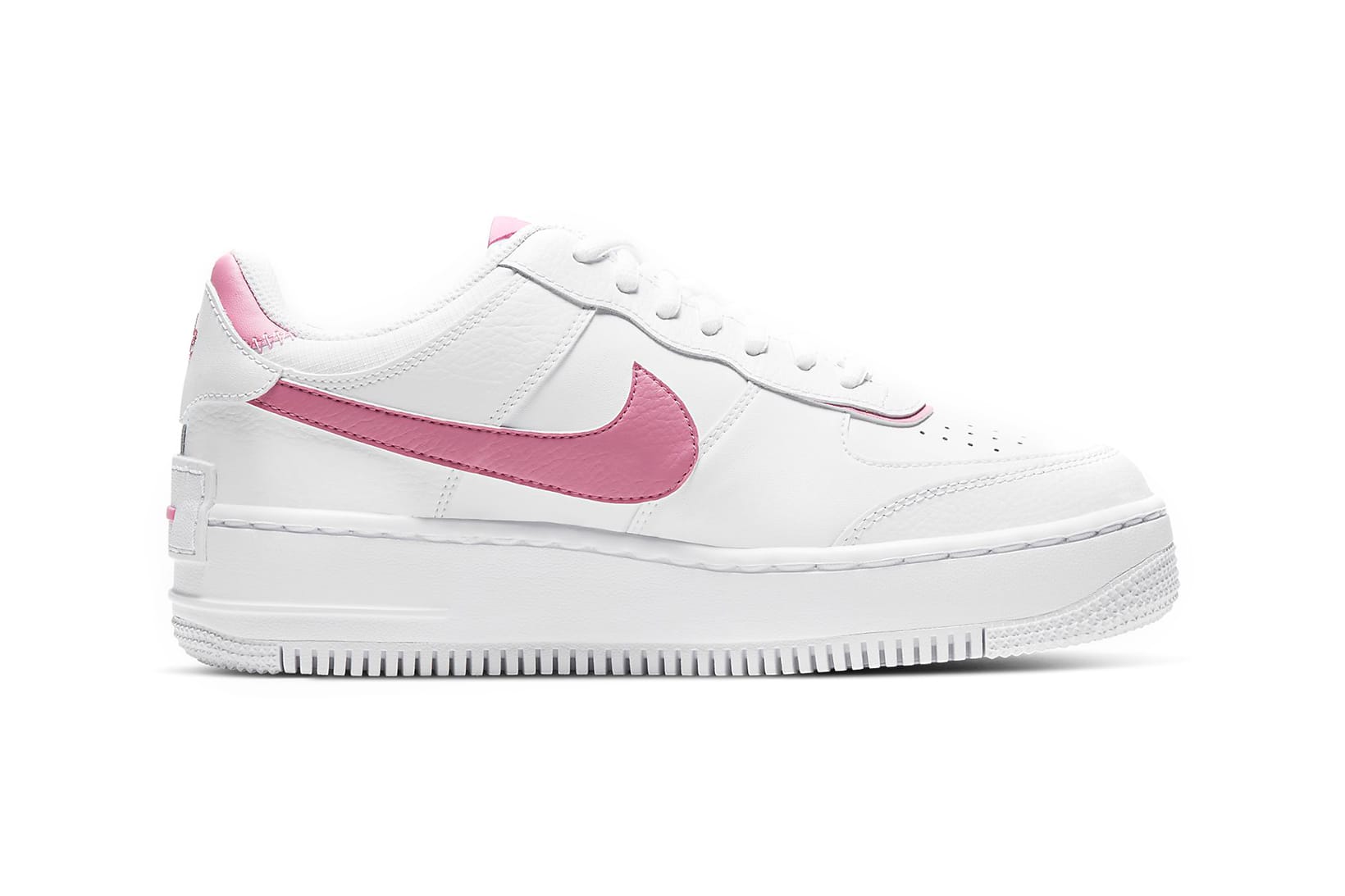 nike air force 1 shadow pink and white