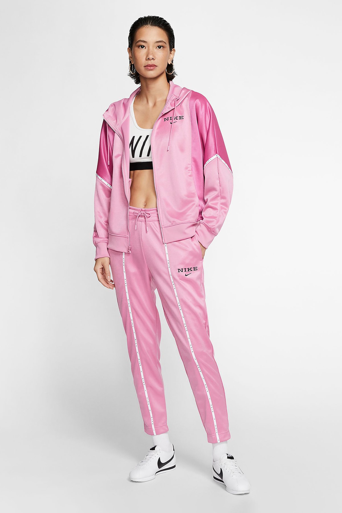 Nike Sportswear Hooded Jacket Magic Flamingo/Cosmic Fuchsia/White/Black