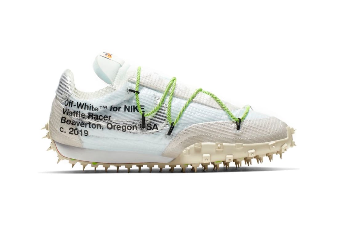 womens off white waffle racer