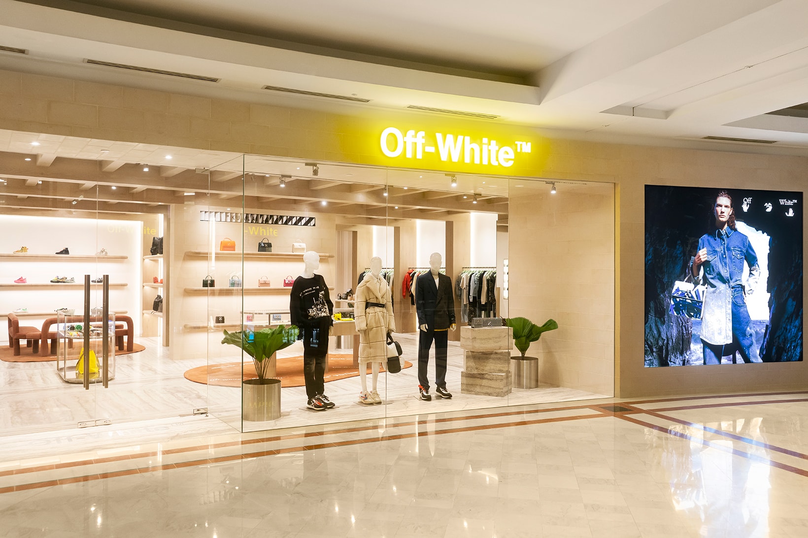 off white virgil abloh kuala lumpur malaysia store opening yours truly collection interior shopping 